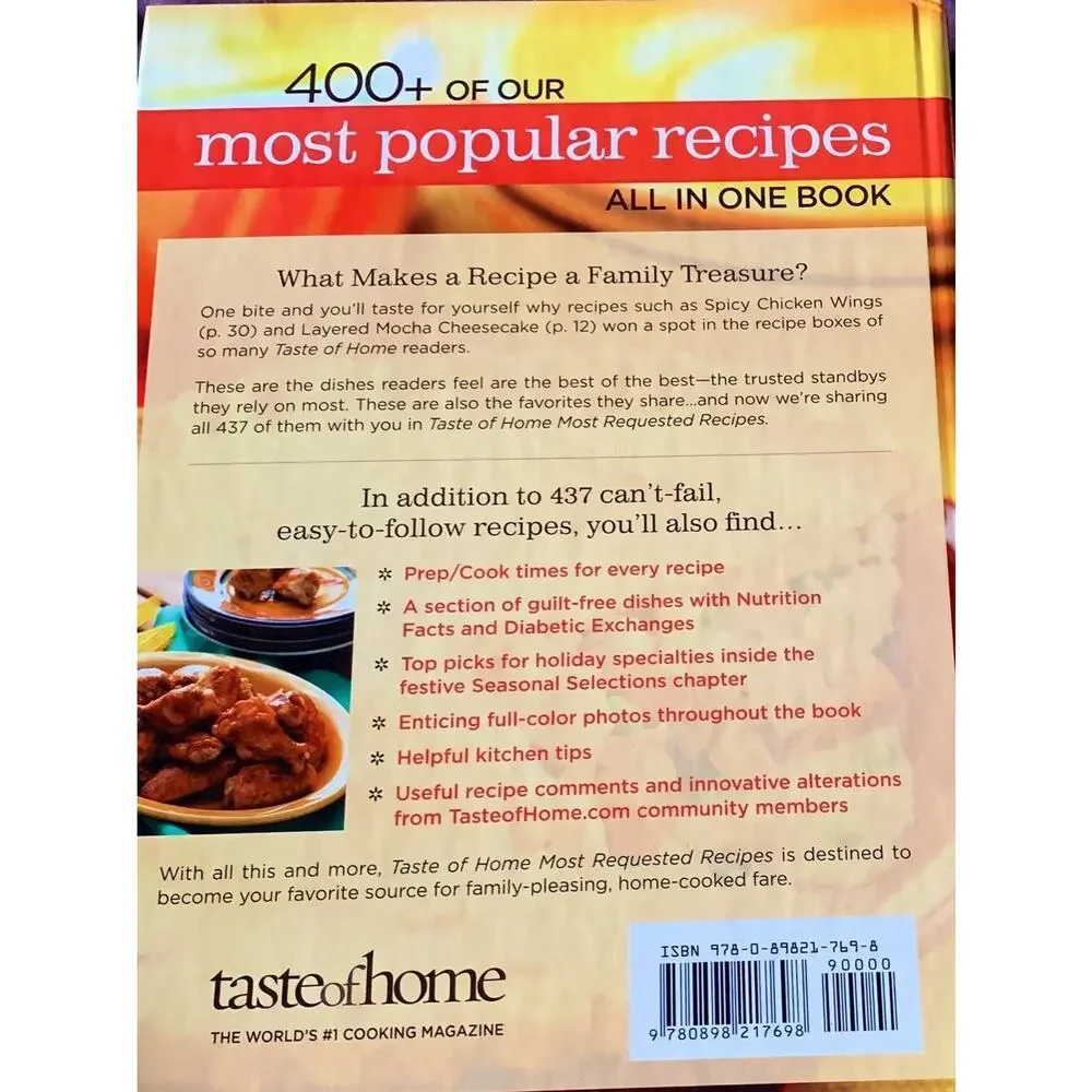 Taste‎ Of Home Most Request Cookbook